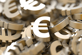 Golden euro symbols: Financial planning in EU post-Brexit