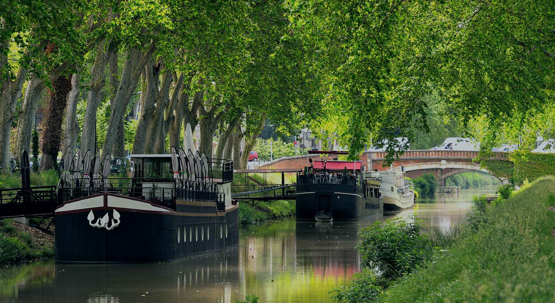 France, Canal du Midi, Toulouse