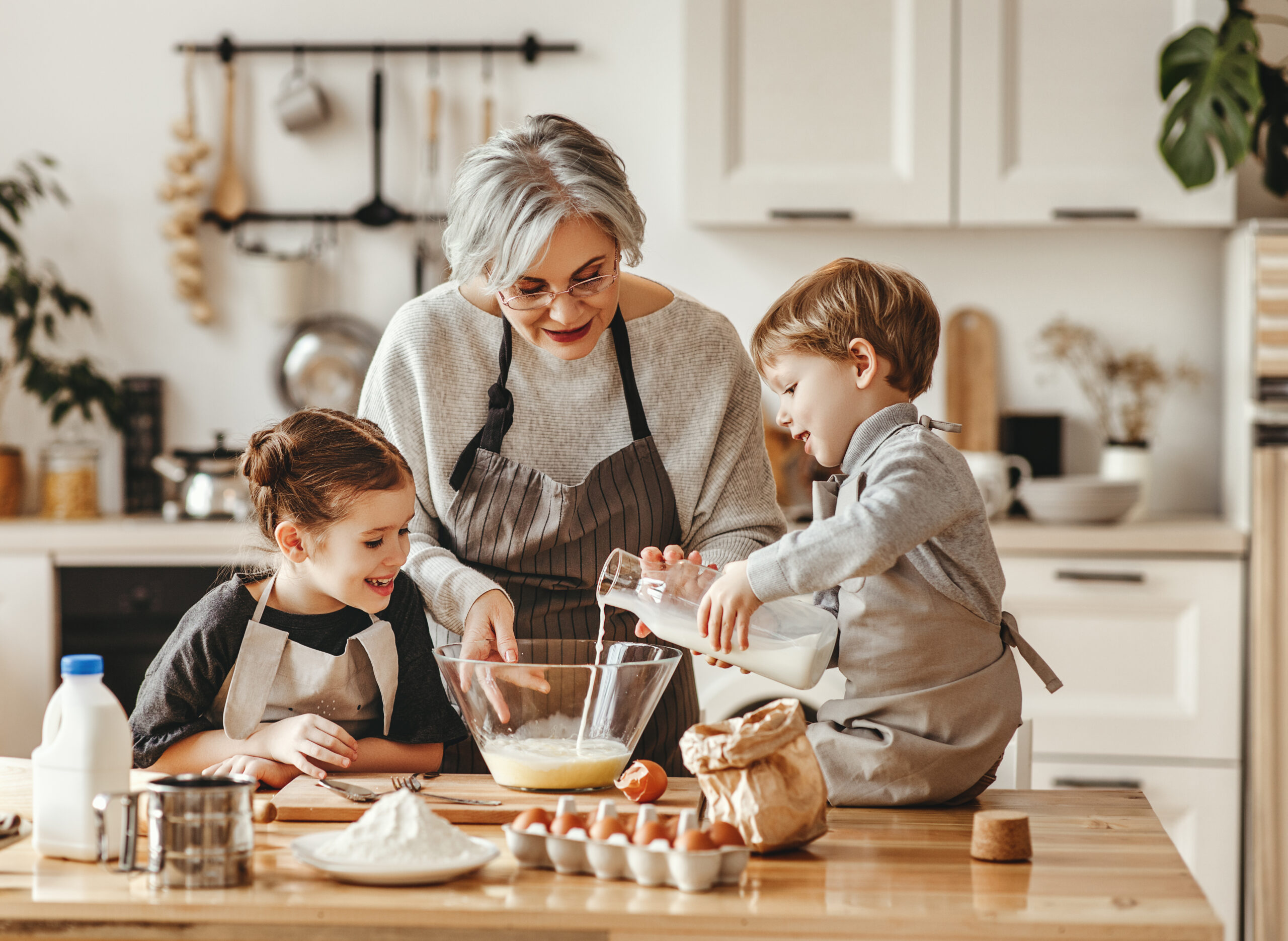 happy family grandmother and grandchildren - Farewell domicile, welcome long-term residence